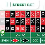 what is a street bet in roulette